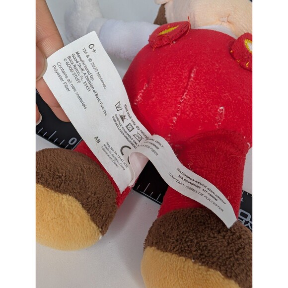 Set 3 Super Nintendo Mario White Hat Red Fire & 2 Mushroom Plush - Picture 8 of 14